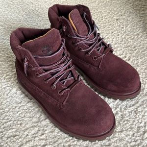 Limited Edition Maroon Timberland boots